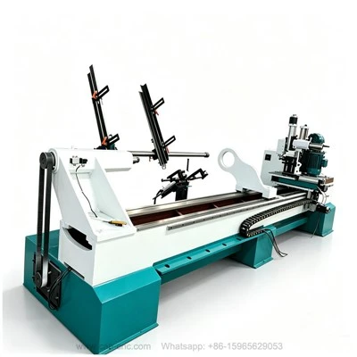 4 Eksen Cnc Ahşap Torna Torna Oyma Makinesi