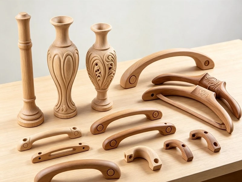 5-axis CNC wood lathe processed table legs and chair parts 4 5-axis CNC wood lathe processed table legs and chair parts 4